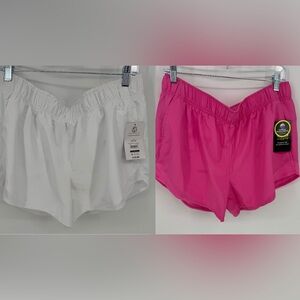 2 Pair Women's Activewear Brief Lined Shorts